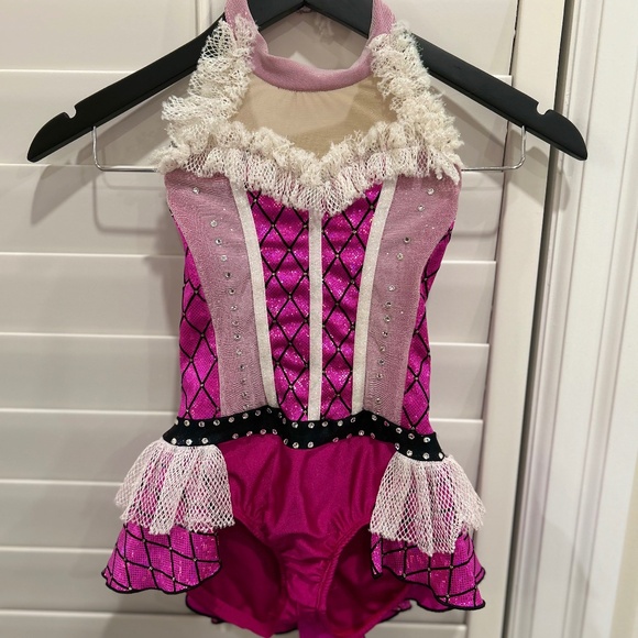 Pink and Black Jazz Dance Costume - Picture 1 of 5